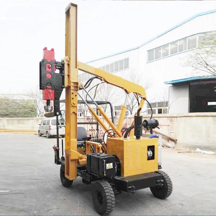 High Quality Ground Screw Hydraulic Press Pile Driver Machine for Sale