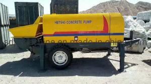 Hydraulic System Static Concrete Pump/Small Trailer Concrete Pump Hbts40 China Factory