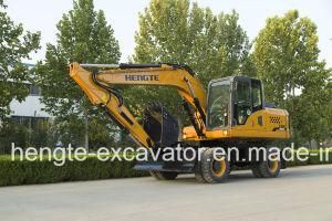 Construction Machine Factory Supply Middle Size Wheel Excavators in The Philippines Ht155W