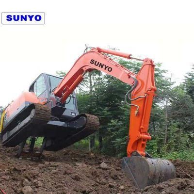 Sy68 Model Mini Excavator Sunyo Brand Excavator Is Hydraulic Crawler Excavator as Construction Equipment