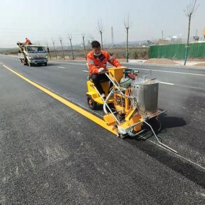 Hand-Guided Thermoplastic Manual Road Marking Applicator with Electric Booster