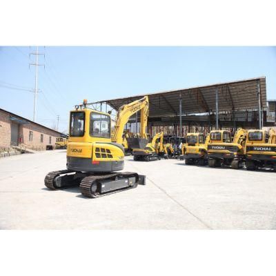 Yuchai Mini Excavator Yc55 6 Ton Small Digger Crawler Excavators for Sale