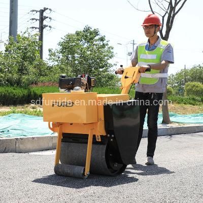 Hand Push Single Drum Walk Behind Vibratory Road Roller Fyl-600c