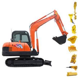 6t New China Cheap Mini Excavator Small Digger Low Price with Cabin for Sale