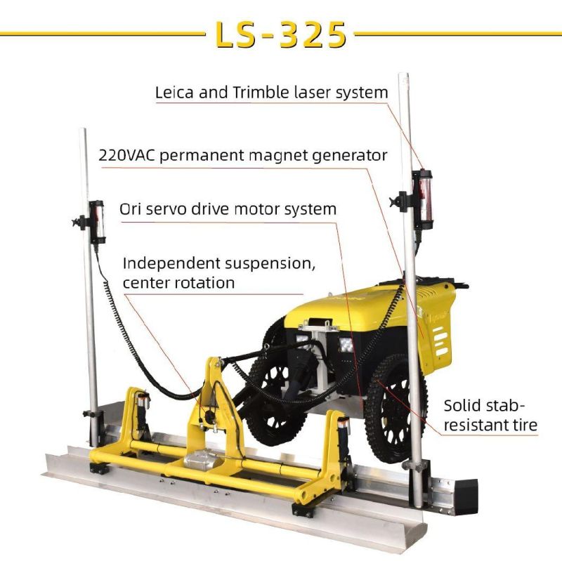 Dynamic Walk-Behind High Efficiency Gasoline Laser Screed (LS-325)