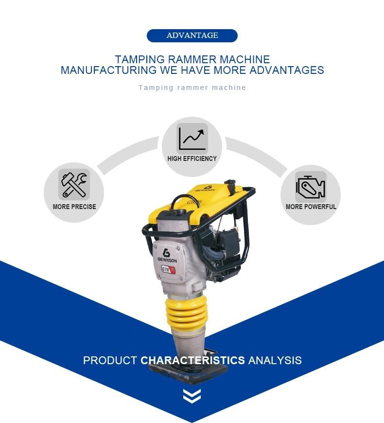 Tamping Rammer with Gasoline Engine New Design