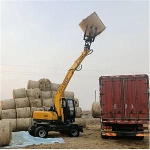 7ton Small Excavator Wheel Excavator Small Size Bd80W