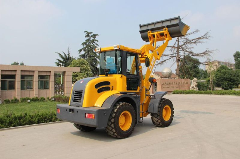 Front End New Hydraulic Articulated Small Mini Wheel Loader Price 2ton