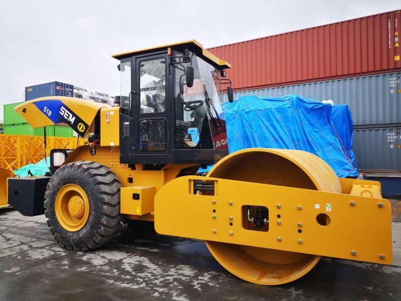 New Type Sem Hydraulic Single Drum 18 Ton Road Compactor Vibratory Road Roller Sem518