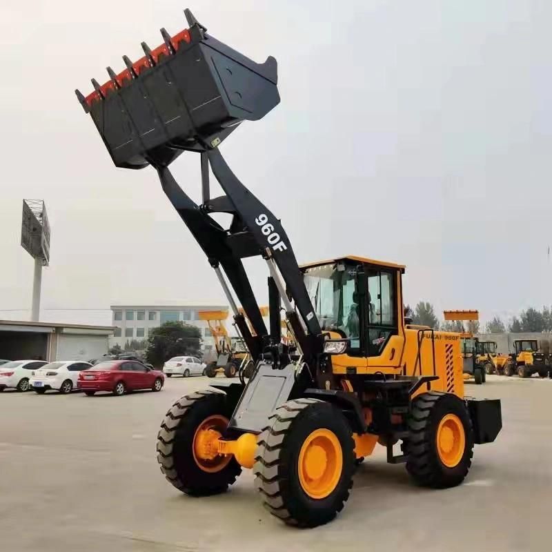 Professional 4 Wheel Drive Mini Front Loader Wheel Loaders for Sale