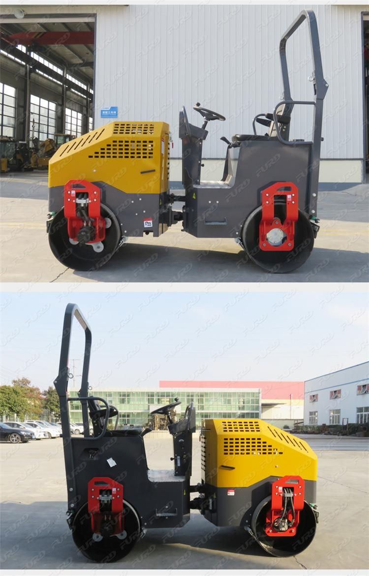 2.5 Ton Compactor Vibratory Roller Smooth Drum Road Roller Soil Compactor Vibratory Roller Fyl-1100