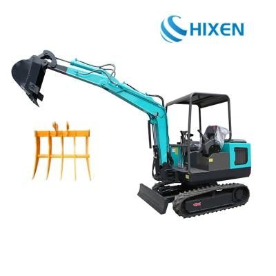 Agricultural Machinery Mini/Samll Hydraulic Excavator for Farm/Farmland with Rake Ripper
