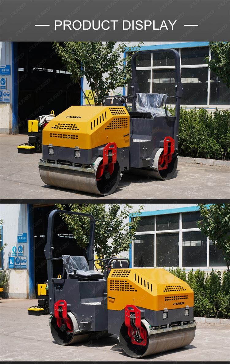 New Construction Machine 2500kg Mini Road Roller Compactor for Sale