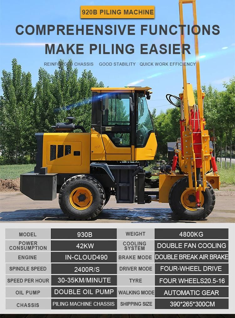 930b Pile Driver Machine for Sale