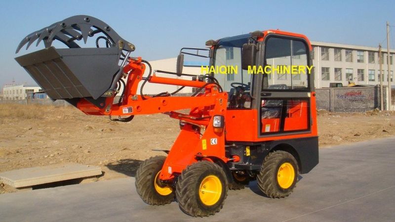 Grapple Bucket New (HQ908) with CE, ISO, SGS Articulated Mini Wheel Loader
