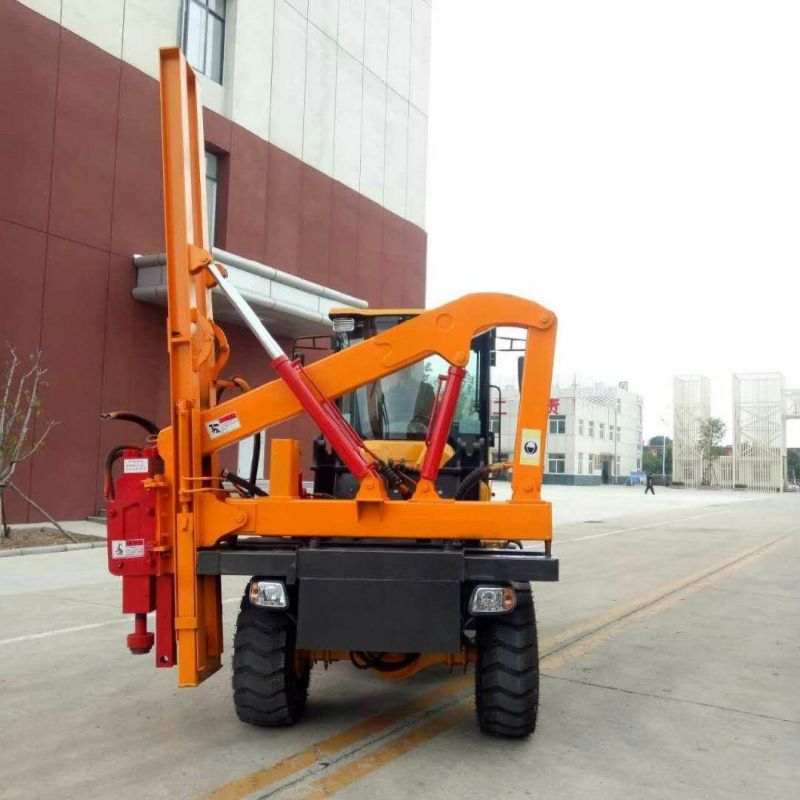 Hydraulic Static Loader Mounted Highway Pile Driver