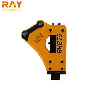 2022 Ray Hot Sale Attachments Breaker Machine Excavator Hydraulic Breaker 2 Ton for Building Demolition