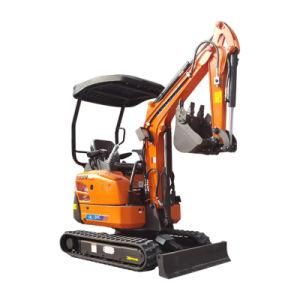 Powerful Earthing Moving Machinery with Bulldozer 1.6 Ton Mini Crawler Excavator for Sale