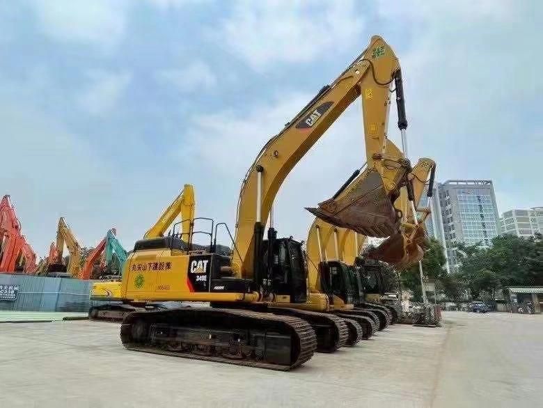 Used Caterpillar 349e Cat340d 340d2 349e 349d 390d 390f 320 325 330 329 345 Second Hand Hitachi Komatsu Excavator 50 Ton Excavators Mining Machine Machinery