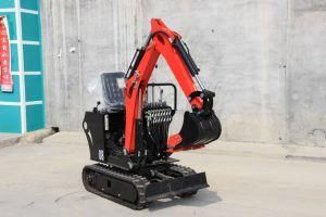 Quality Assurance and Solid China Mini Excavator 0.8t with Rubber Track