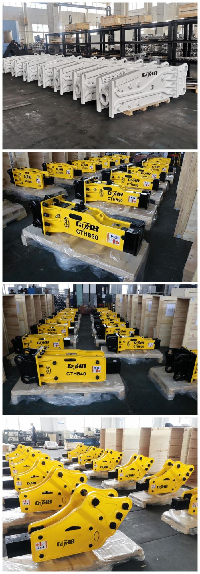 Cthb CE Approved Certification Excavator Hydraulic Breaker Powerful Jack Hammer