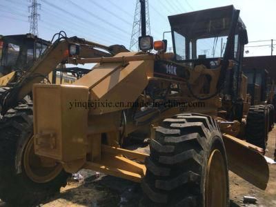 Used Motor Grader Cat 140K, Used Cat 140h 140g 140K Motor Grader Cheap Price in Shanghai