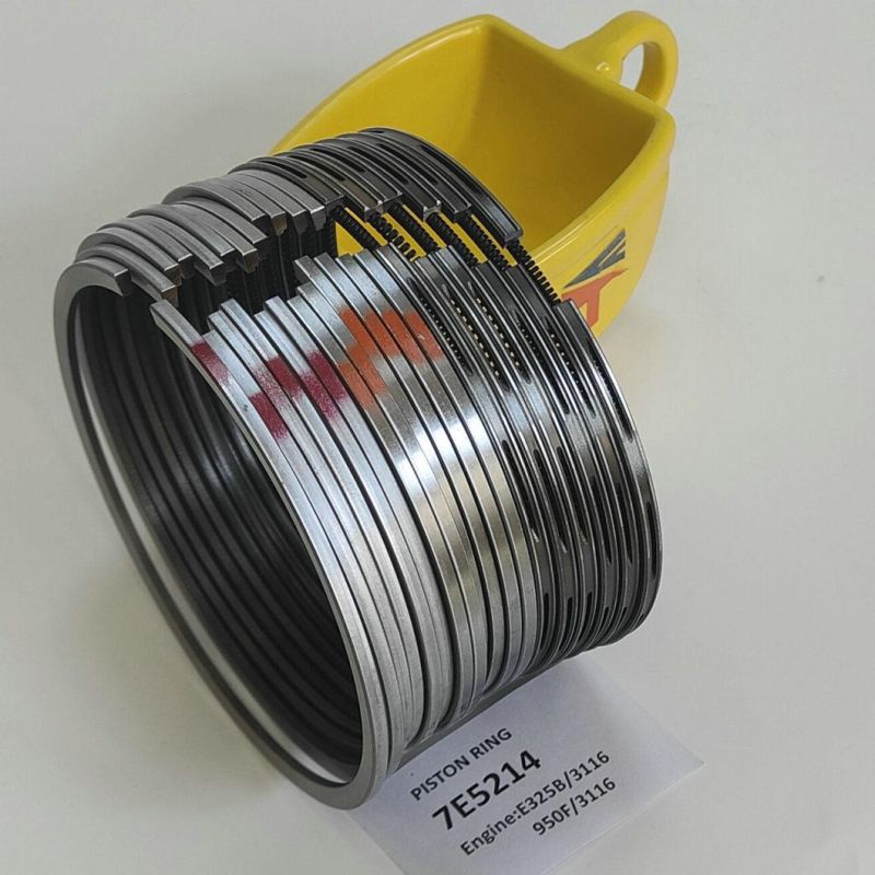 High Quality Diesel Engine Mechanical Parts Piston Ring 7e5214 for Excavator Parts E325b Wheelloader Parts 950f Engine Parts 3116 Generator Set