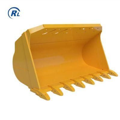 Qingdao Ruilan Customize Construction Machinery Parts Heavy Duty Rock Standard 2m3 Bucket 30 Ton Big Excavator Rock Stone Bucket