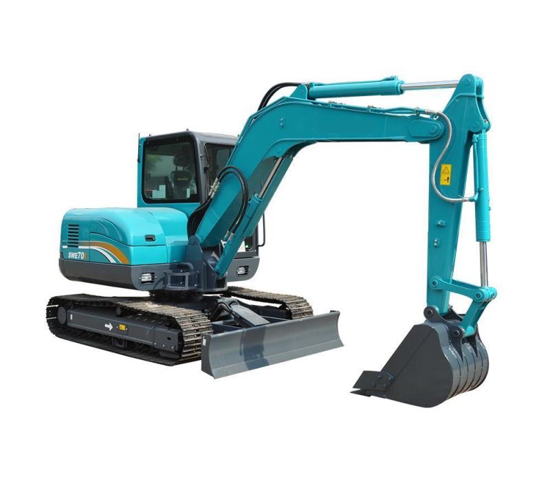 Chinese 6 Ton Hydraulic Excavator Swe60UF Small Crawler Digger with CE EPA