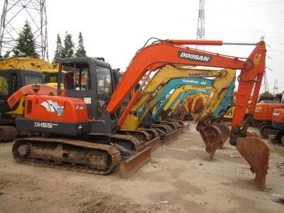 Used Mini Excavator Doosan Dh55 Small Excavator 55 for Sale