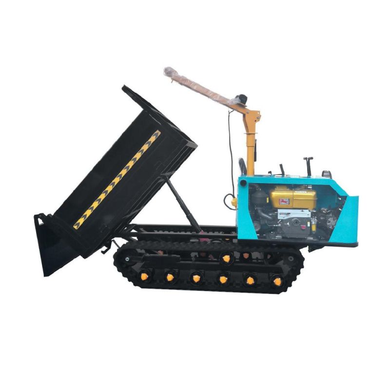 Factory Supply Cheap Price Garden Hydraulic Crawler Mini Truck Dumper