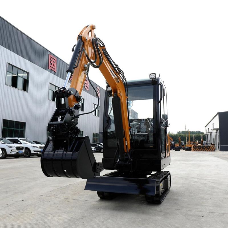 EPA Approved 1.8 Ton Mini Excavator with Closed Cabin