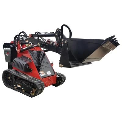 Europe Hot Mini Skid Steer Loader Gas/Diesel with Stump Grinder