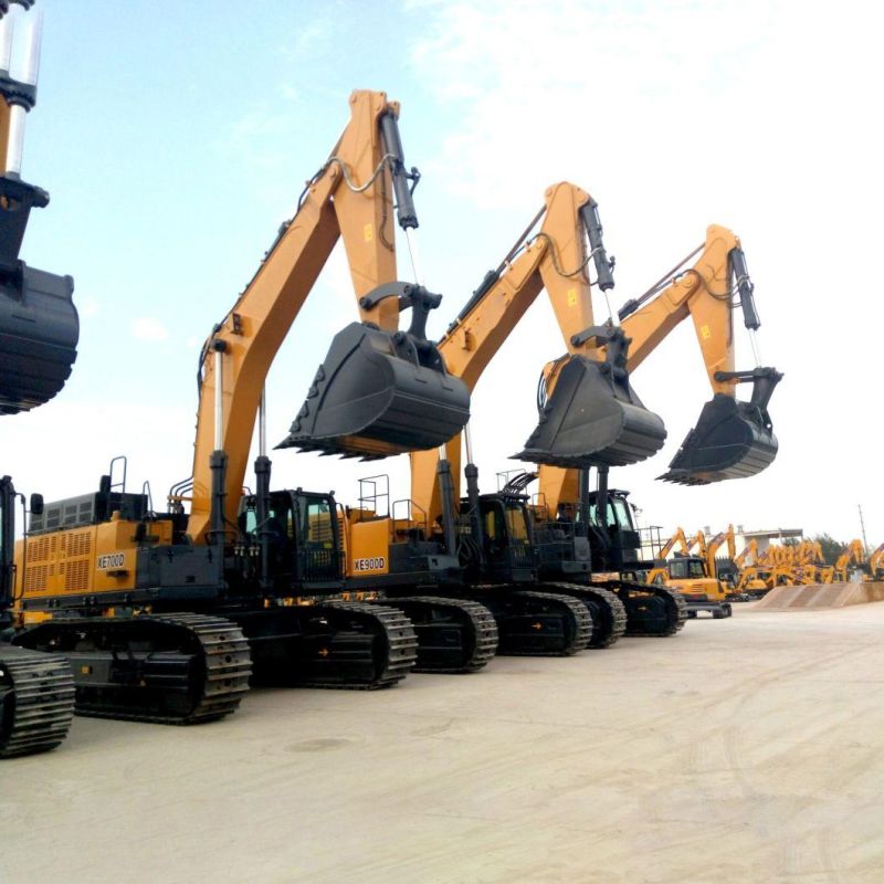 Sinomada Official Manufacturer Xe700d 69tons Cummins Engine Hydraulic Crawler Excavator for Earthwork Construction