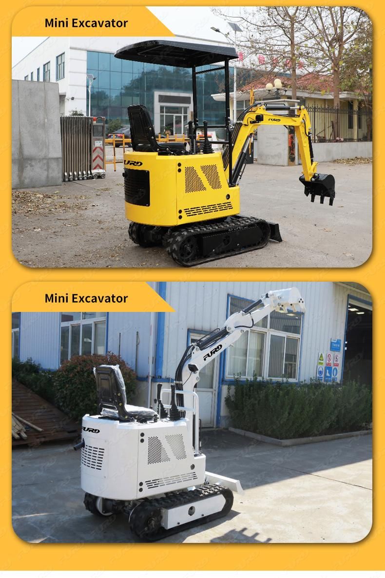 Hot Sale 1 Ton Mini Excavator Hydraulic Crawler Micro Digger