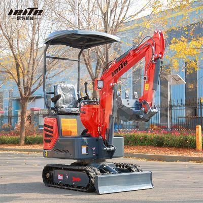 Mini Digger 1.0 Ton Small Crawler Excavator Small Earth Moving Machine Mini Digger Excavator