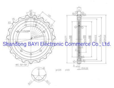 The Mini Excavator Sprocket for mm30