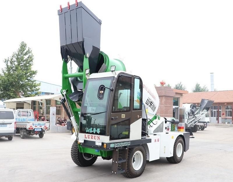 China 3m3 Output Capacity Jbc30r Automatic Self Loading Mobile Concrete Mixer