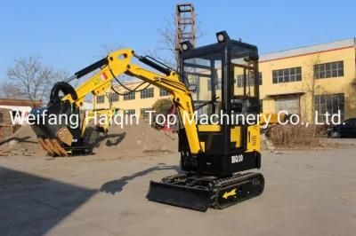 Made in China High Quality Mini Excavator (HQ10) with CE, ISO, Cabin