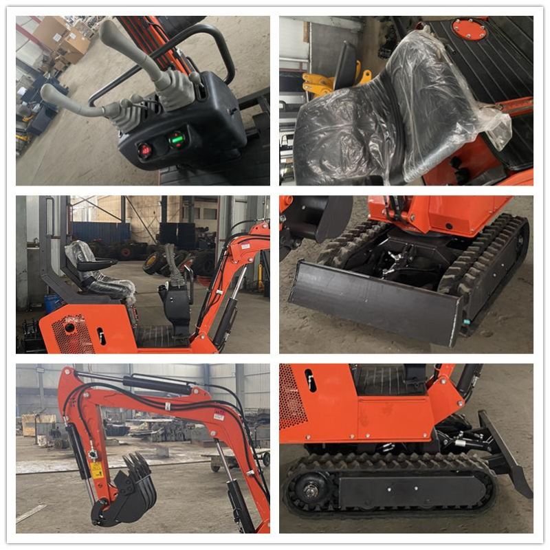 Low Energy Consumption Customized Backhoe Single Bucket Hydraulic 1ton Crawler Mini Excavator with Strong Safety for Sale