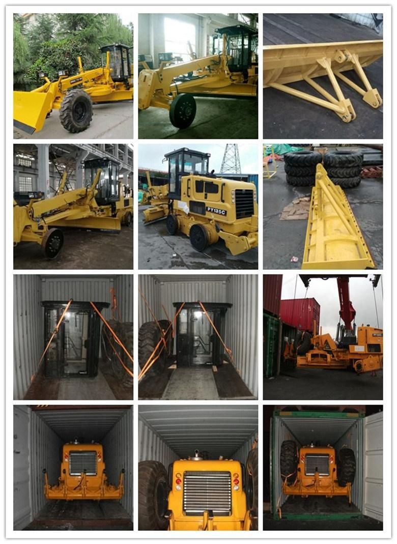 135HP 160HP 180HP 200HP 220HP Lutong Motor Grader with Front blade and The Ripper (PY165C)