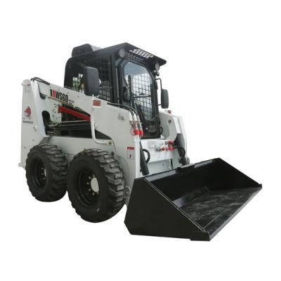 Taian Manufacture Supply Mini Skid Steer Loader with Trencher Attachment