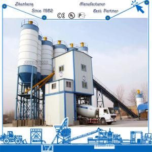 Chinese Famous Brand High Quality Stationary Hzs90 90m3/H Concrete Batching Plant