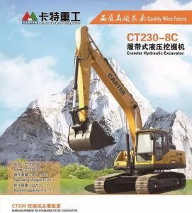Best Sellers 22t/ CT220-8c Multifunction Hydraulic Heavy Duty Crawler Backhoe Excavators