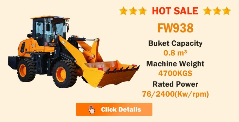 CE Approved Construction Machinery Equipment Fw30-25 Articulated Backhoe Loader in Excavator with Mini Digger Small Front End Shovel for Sale
