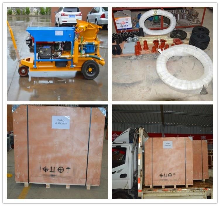 Automatic Wall Plastering Concrete Shotcrete Machine for Underground Mining
