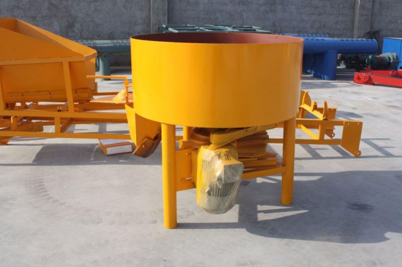 Jq350 Small Electric Vertical Pan Cement Blender Concrete Mixer