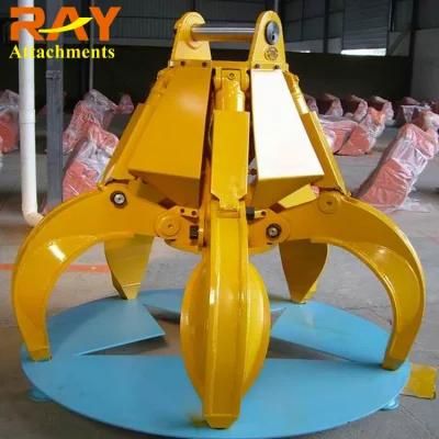 Waste Grab Steel Scrap Grapple Used Hydraulic Rotator