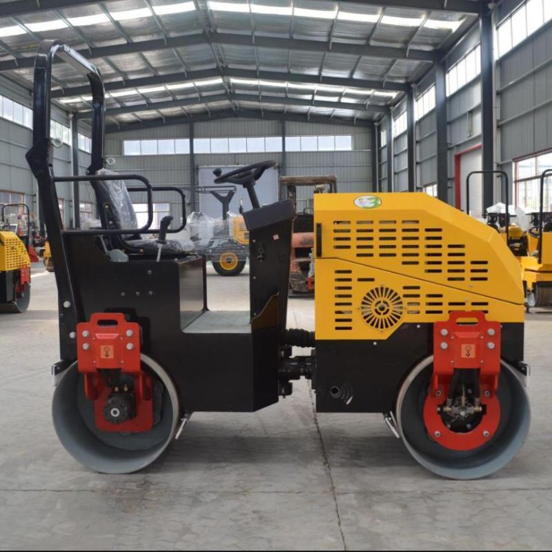 Pme-R2000 Hydraulic Double Wheels Drive Road Roller Steering Type