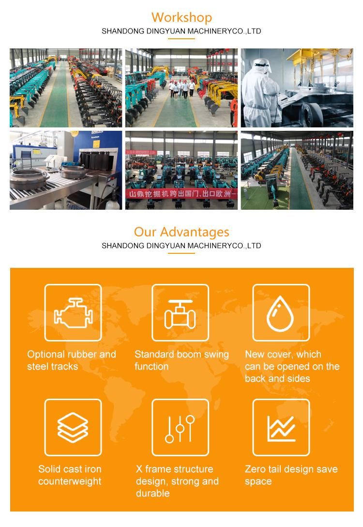 Shanding Coupon Sale! China Wholesale Latest Digger Machine 2.5 Ton Mini Hydraulic Crawler Excavator with CE Optional Enclosed Cabin Euro 5 EPA Engine SD25u
